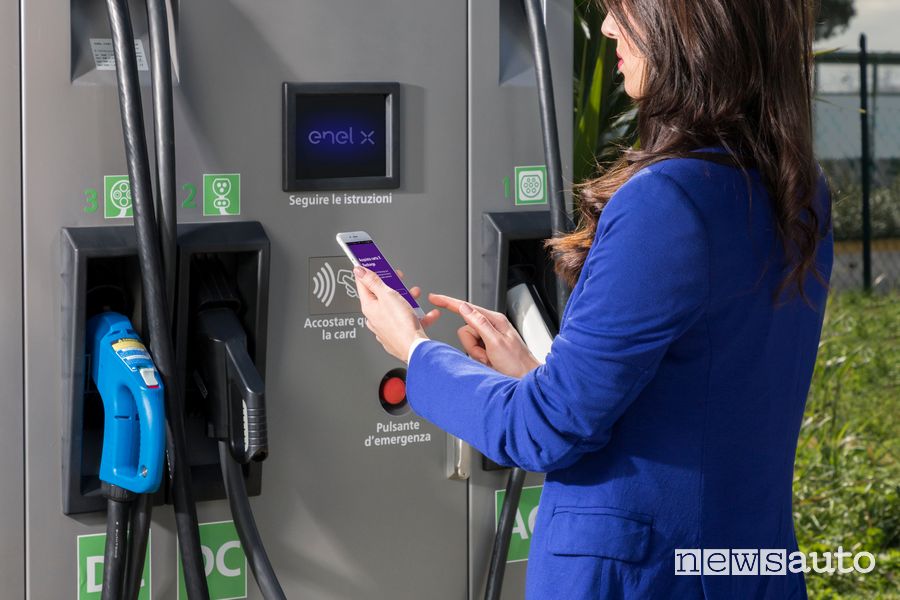 Ricarica auto elettriche tramite app JuicePass