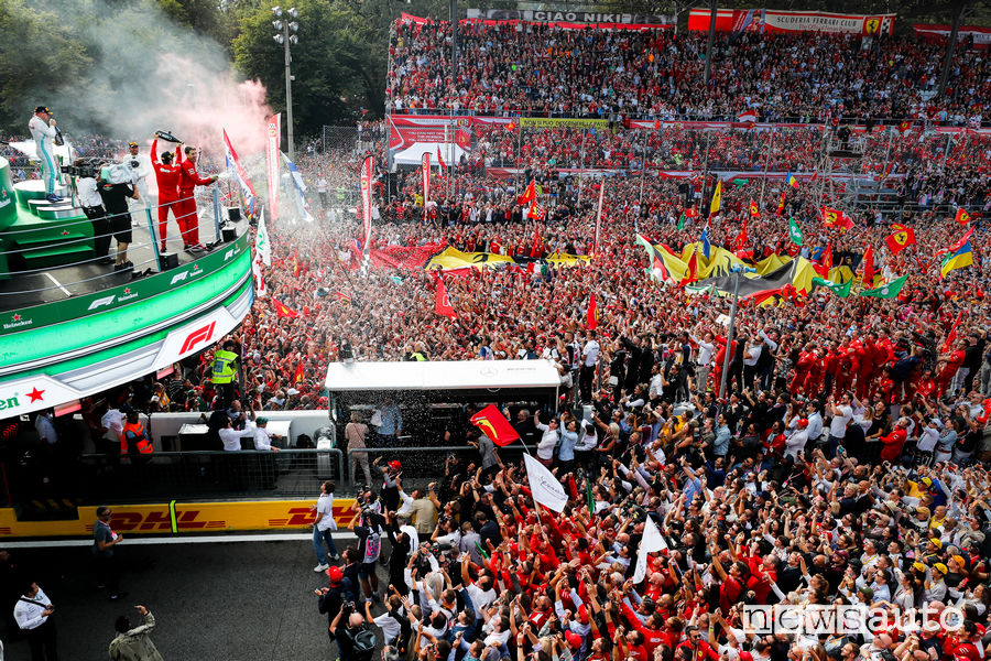 F1 Gp Italia 2020 a Monza a porte chiuse per Covid-19
