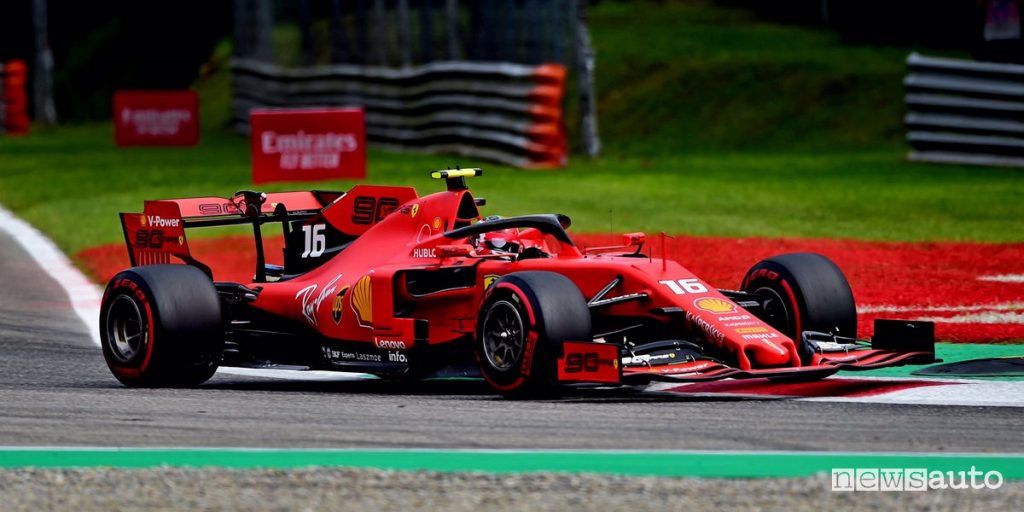 Monza Charles Leclerc Ferrari pole position