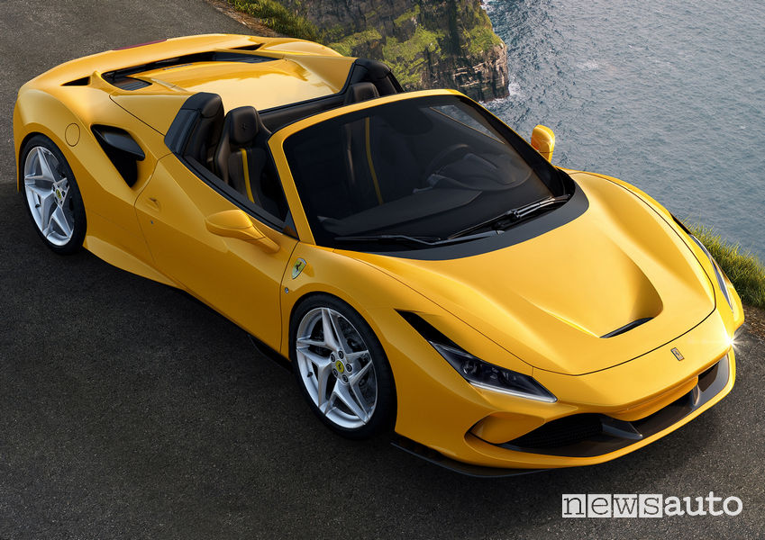 Prese d'aria cofano anteriore Ferrari F8 Spider