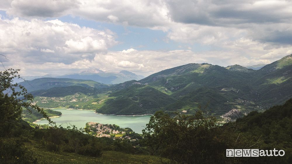 Lago del Turano, arrivo finale raduno Per Antichi Sentieri 2019