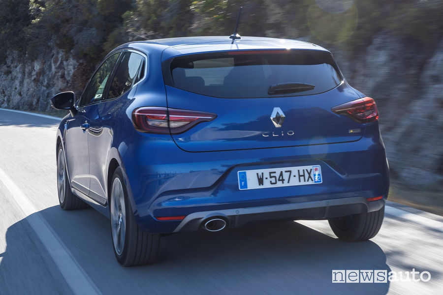 Nuovi fari posteriori Renault Clio RS Line