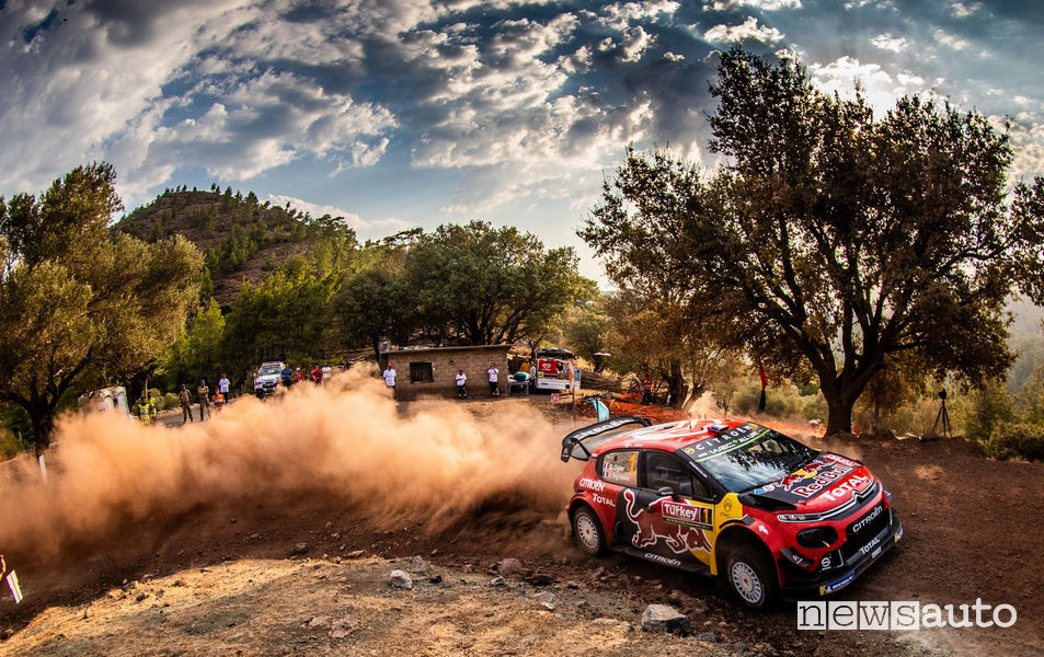 Citroën C3 Ogier/Ingrassia nel Rally della Turchia 2019