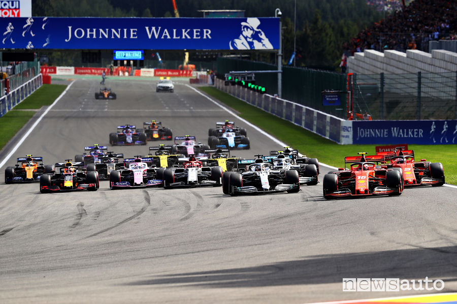 Orari Gp Belgio F1 2020 diretta SKY e differita TV8