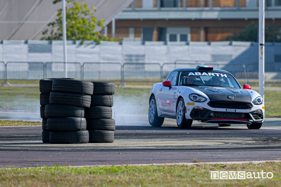Abarth 124 rally all'Abarth Day 2019 al MIND di Milano