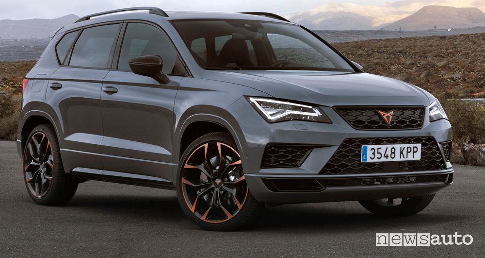 Vista di profilo Cupra Ateca Limited Edition