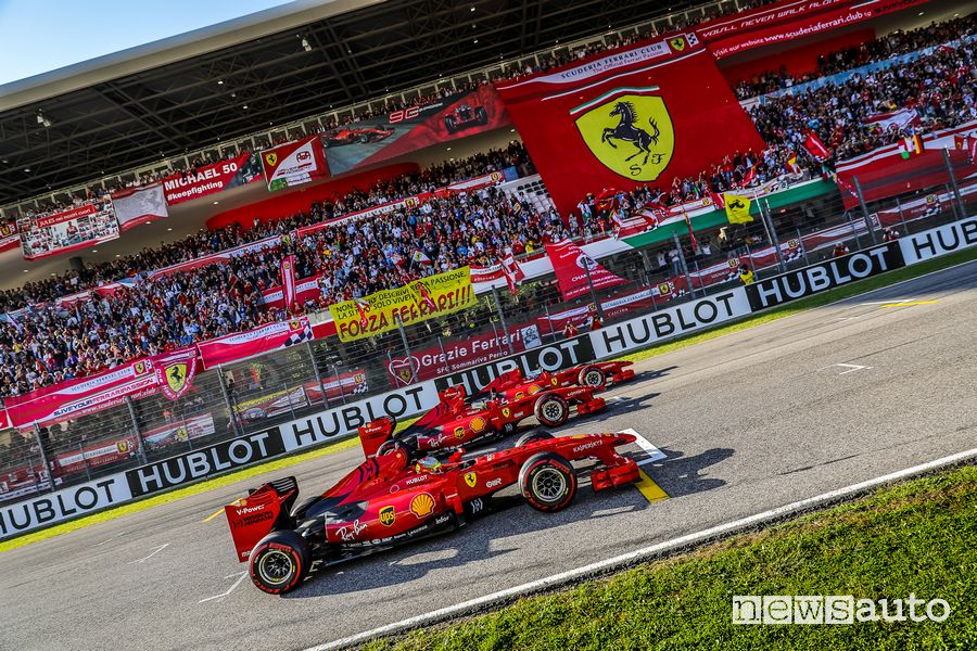 Show Ferrari F60 F1 Finali Mondiali Ferrari Mugello 2019