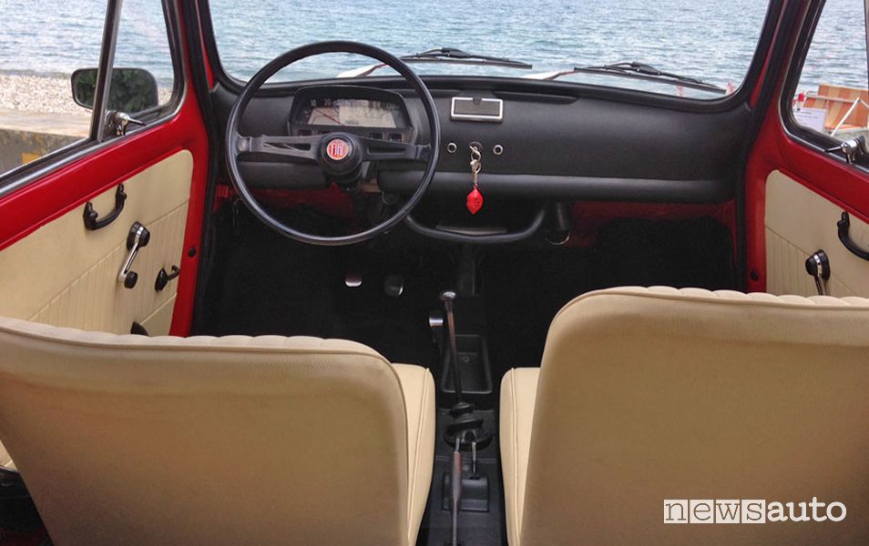 Fiat 500 storica levette aria e accensione
