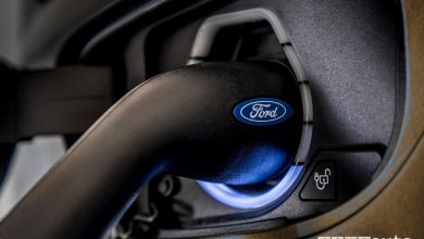 Presa di ricarica Ford Transit Custom PHEV ibrido plug-in