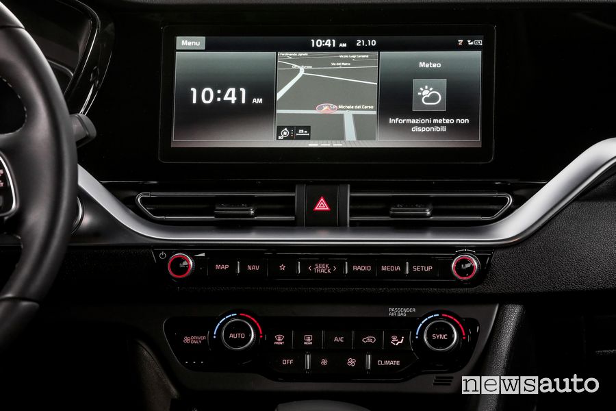 Navigatore touch screen 12,5" Kia Niro Hybrid