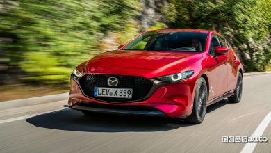 Mazda3 Skyactiv-X prova su strada