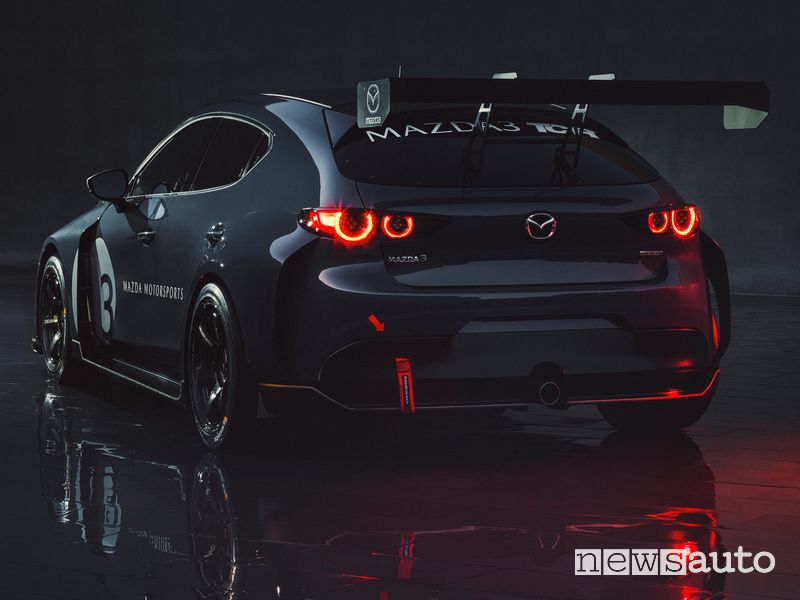 Spoiler posteriore Mazda 3 TCR