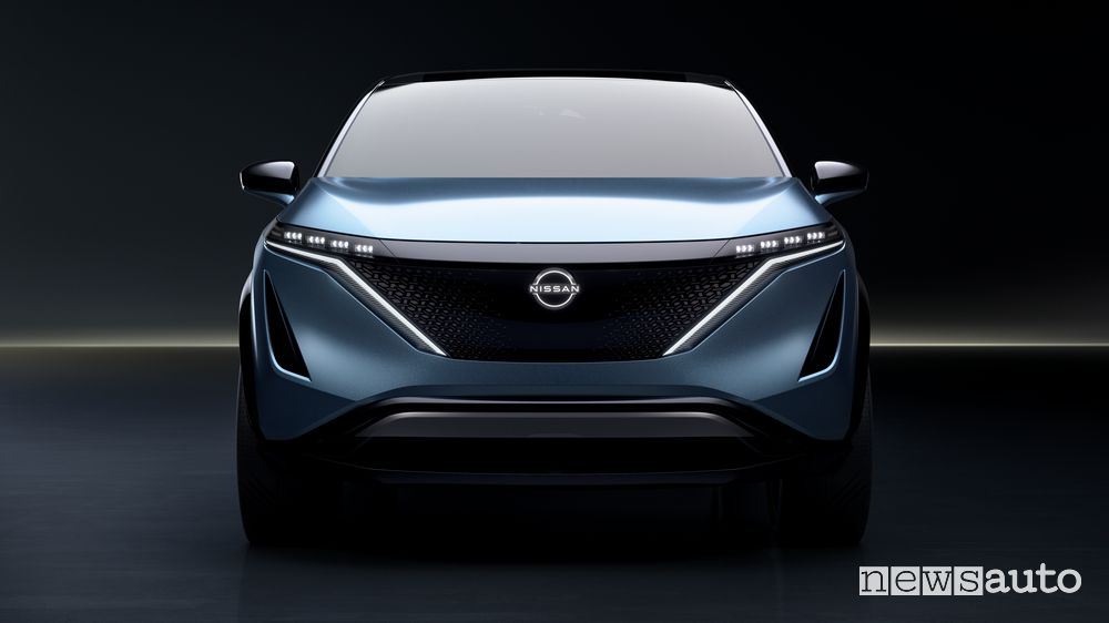 Vista anteriore concept Nissan Ariya