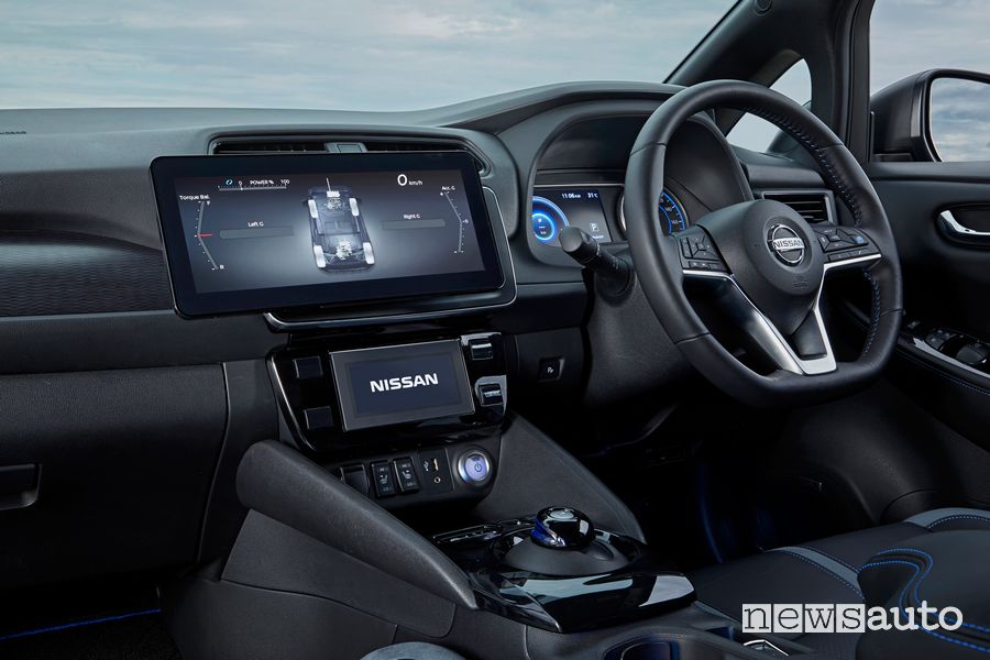 Interni prototipo Nissan Leaf