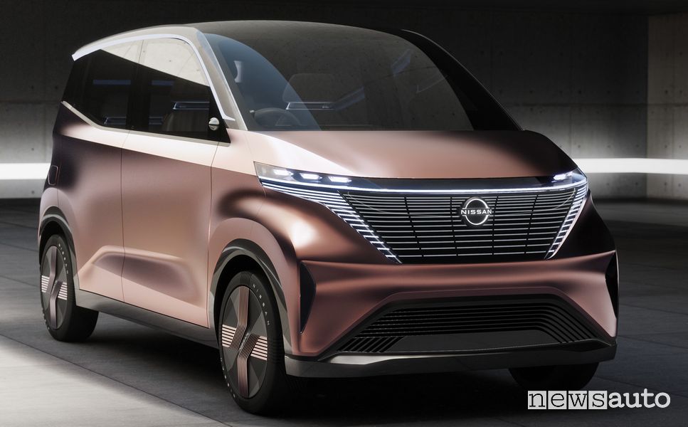 Frontale griglia V-motion Nissan concept IMk