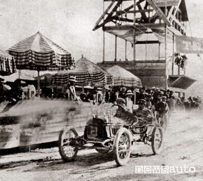 Peugeot alla Targa Florio del 1908