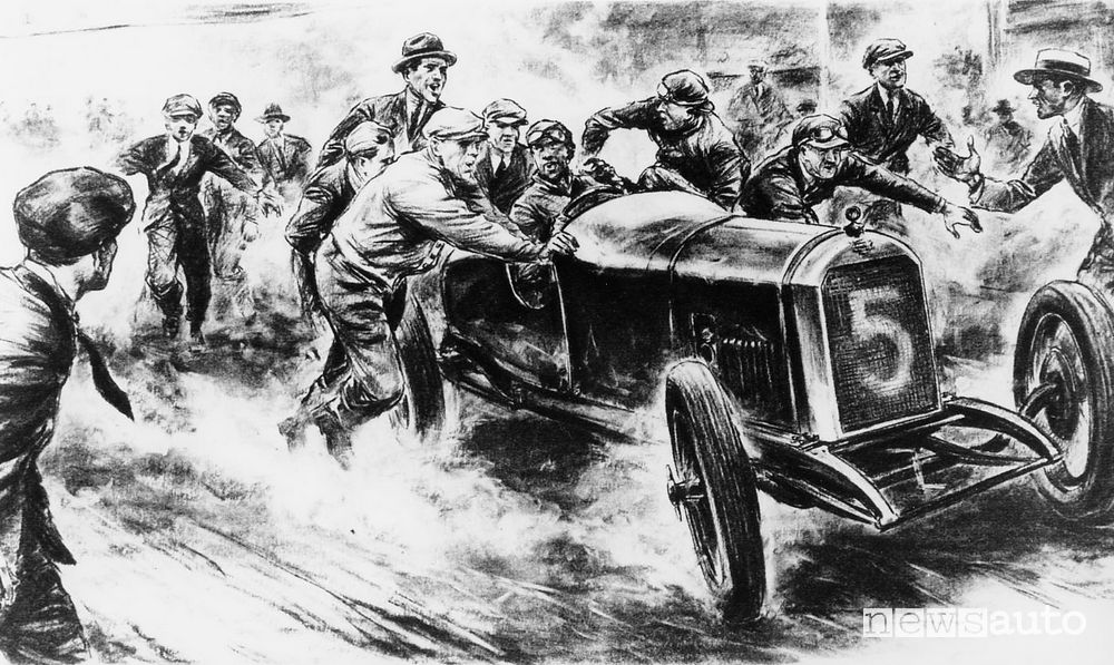 Peugeot L25 alla Targa Florio 1919