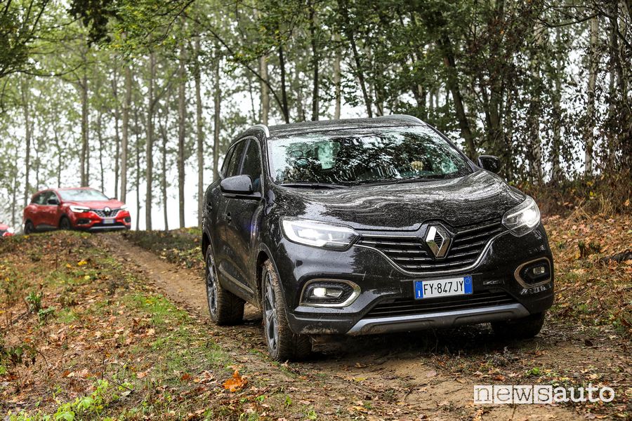 Renault Kadjar 4x4 Black Edition prova in off road