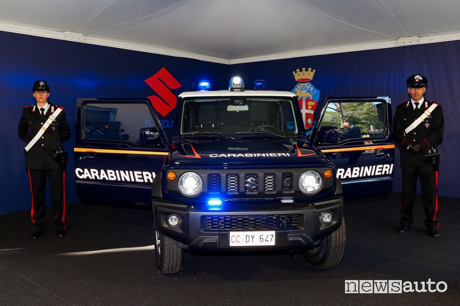Lampeggianti, sirena Suzuki Jimny Carabinieri