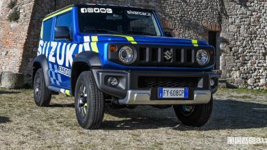 Suzuki Jimny livrea MotoGp al 4x4 Fest di Carrara 2019