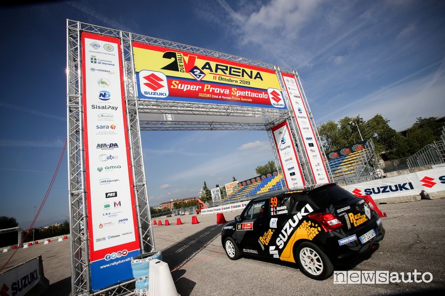 Suzuki Swift RS da rally al Rally Due Valli 2019