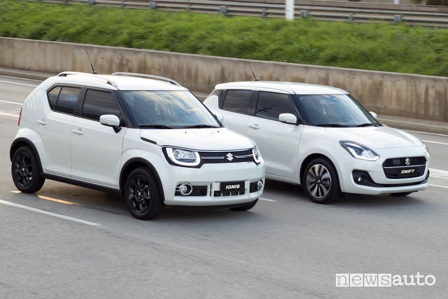 Suzuki Ignis e Swift Hybrid
