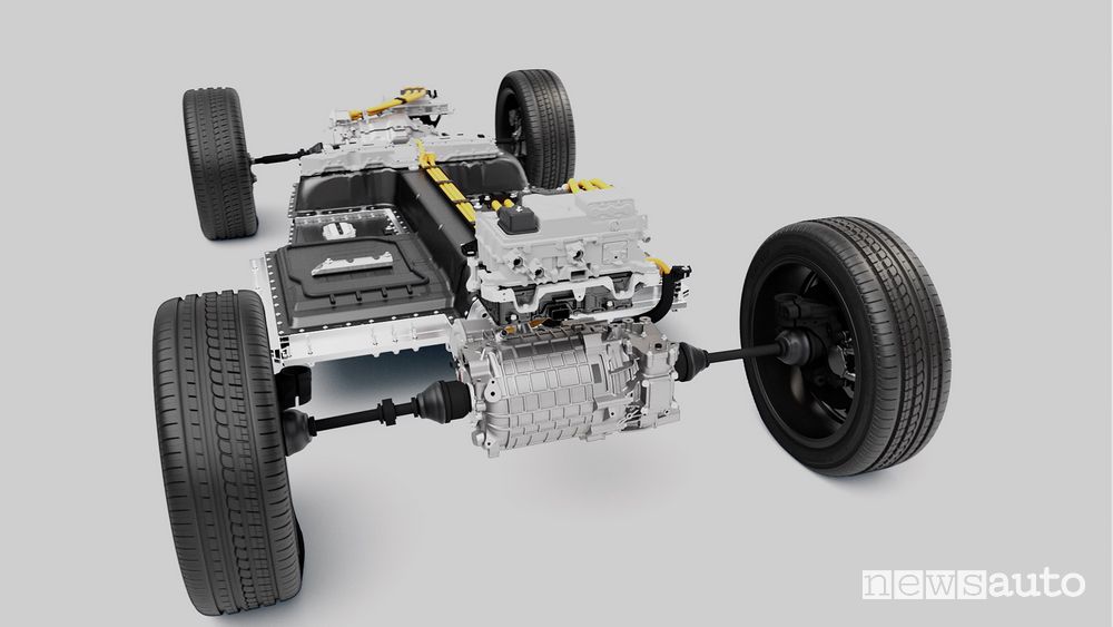 Doppio motore elettrico Volvo XC40 elettrica