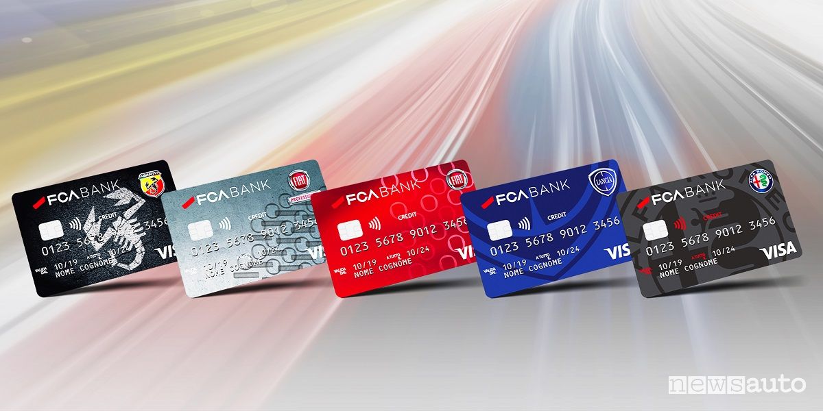Carta di credito Abarth, Alfa Romeo, Fiat e Lancia