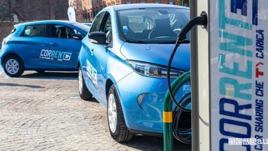 Noleggio auto elettriche a Bologna Corrente Renault Zoe