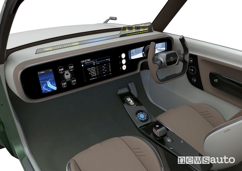 Abitacolo concept Suzuki Waku Spo ibrido plug-in