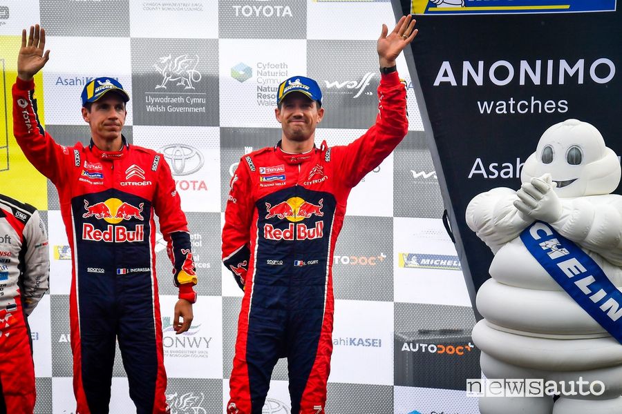 Podio Rally Gran Bretagna WRC 2019