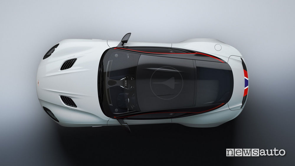 Tetto in carbonio sulla Aston Martin  DBS Superleggera Concorde 