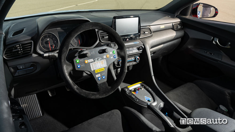 Abitacolo  RM19 Concept Hyundai, auto da sportiva 