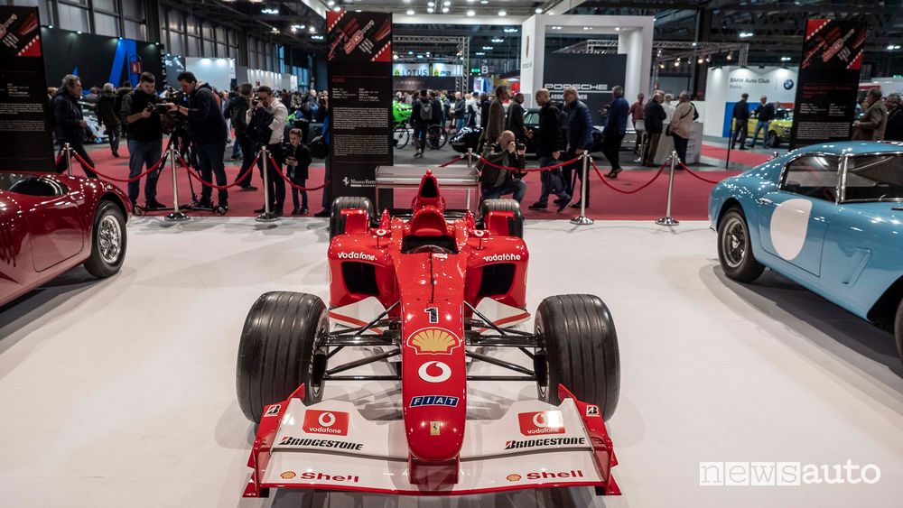 Ferrari F2002 stand Ferrari Milano AutoClassica 2019