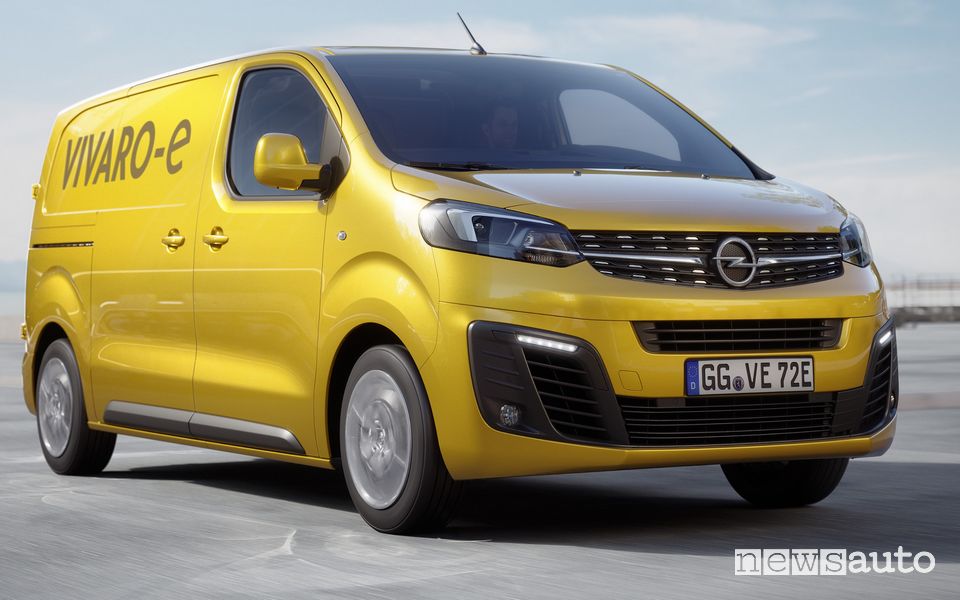 Opel Vivaro-e elettrico