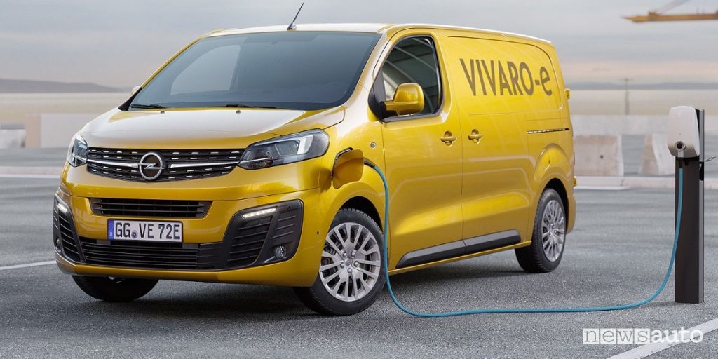 Furgone elettrico Opel Vivaro elettrico