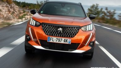 Frontale, fari a led firma luminosa Peugeot 2008 2020