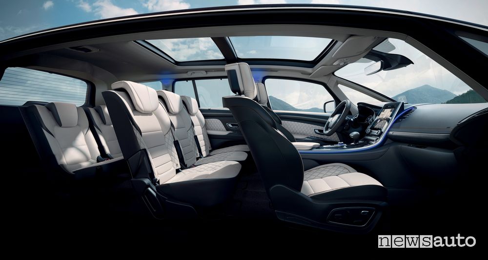Interni, abitacolo Renault Espace 2020 Initiale Paris