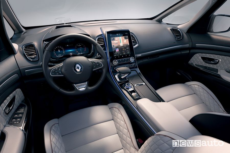 Volante, plancia strumenti interni Renault Espace 2020 Initiale Paris