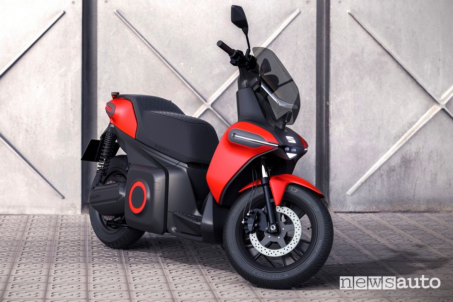 Vista di profilo Seat e-Scooter