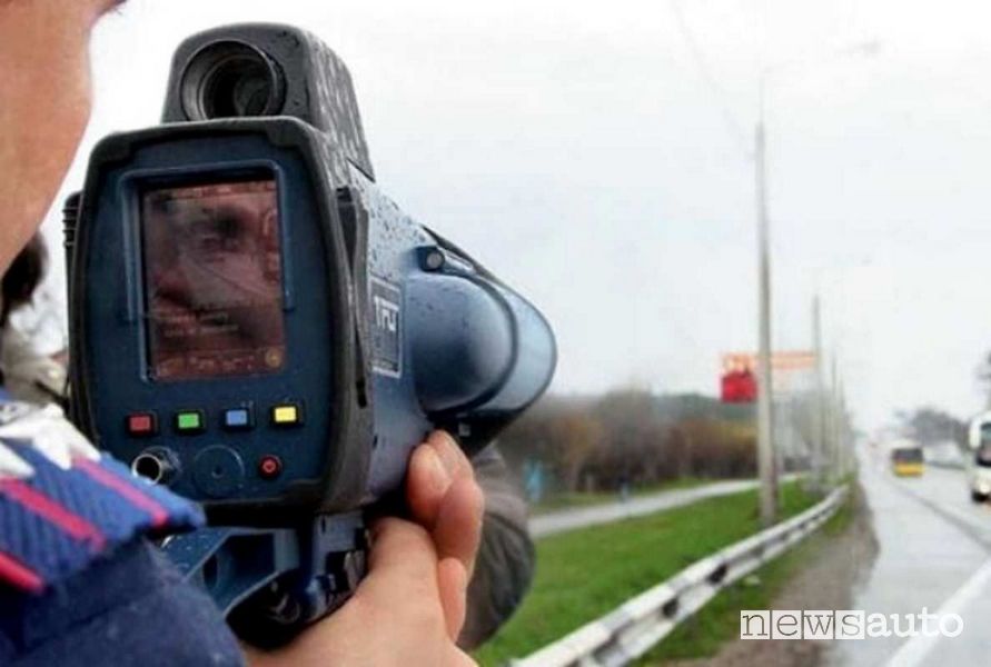 Multa autovelox TruCam telelaser 