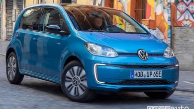 Cerchi in lega, luci di posizione a led Volkswagen e-up! 2020 blu
