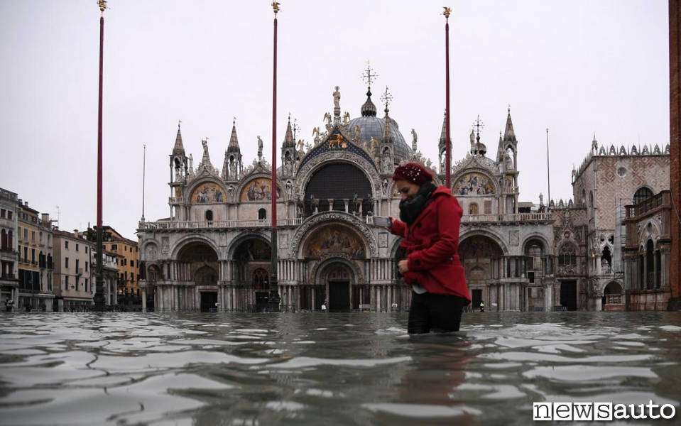 venezia maltempo acqua alta