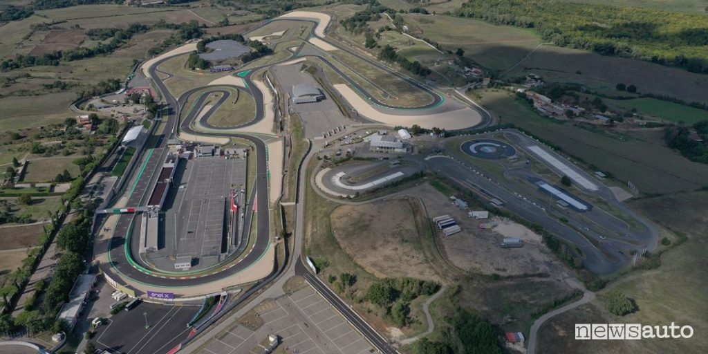 Una panoramica dell'Autodromo di Vallelunga rinnovato completamente