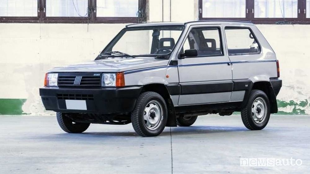 Paraurti, vista di profilo Fiat Panda 4x4 di Gianni Agnelli