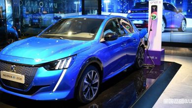 peugeot e-208 ricarica enel-x