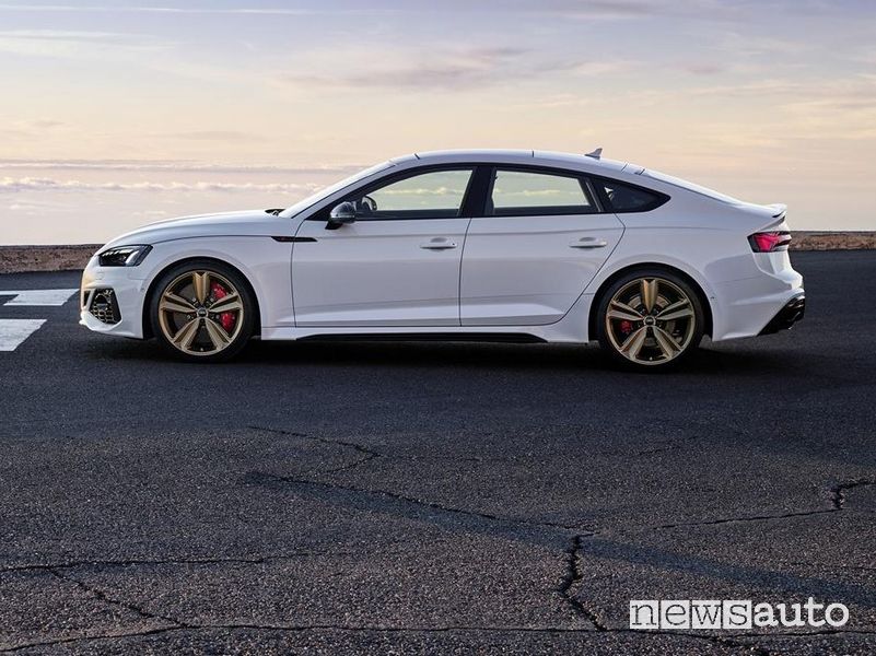 Fiancata laterale lato guidatore Audi RS5 Sportback