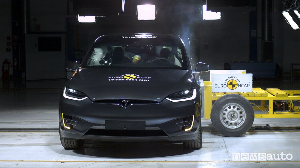 Crash Test Euro NCAP 2019 Tesla Model X