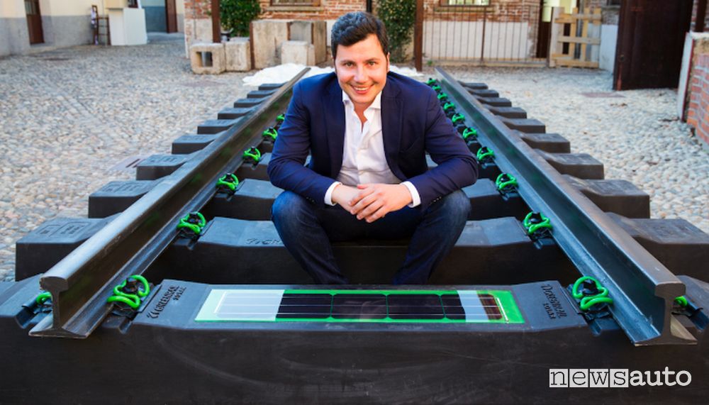 Giovanni De Lisi. fondatore della start-up Greenrail