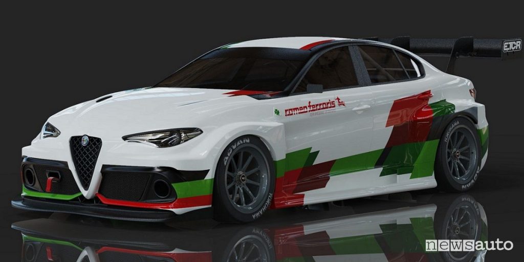 Alfa Romeo Giulia elettrica ETCR